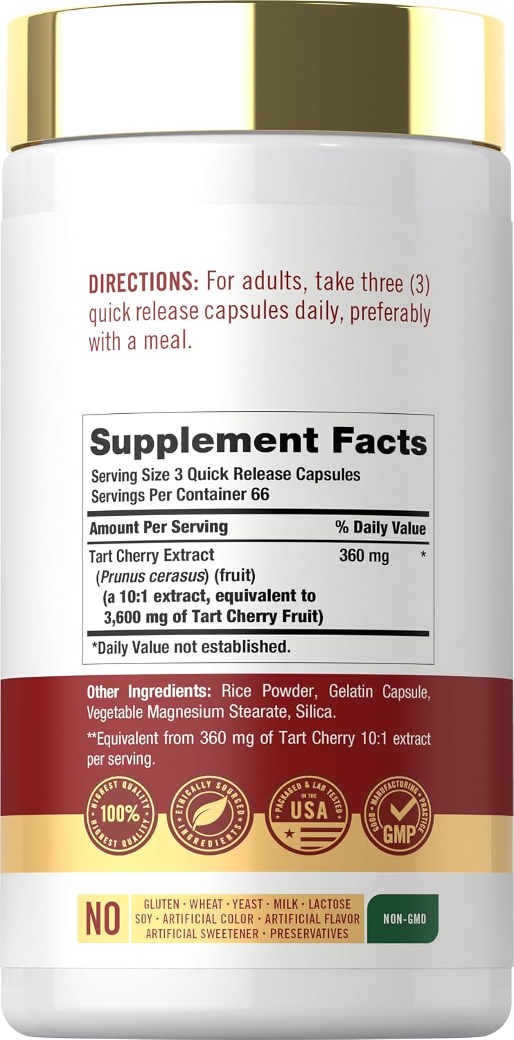 Carlyle Tart Cherry Extract Capsules