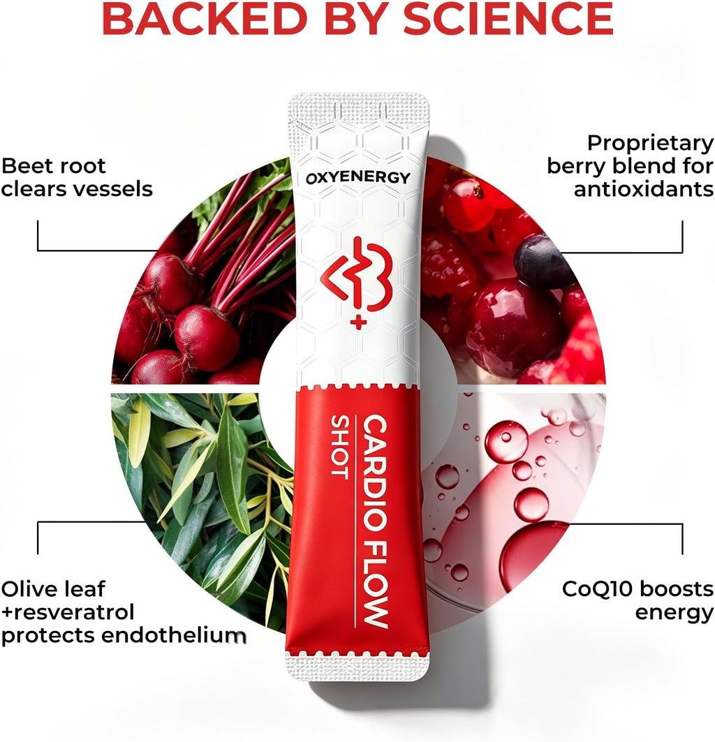 OxyEnergy Heart & Vascular & Blood Pressure Health Liquid Supplement