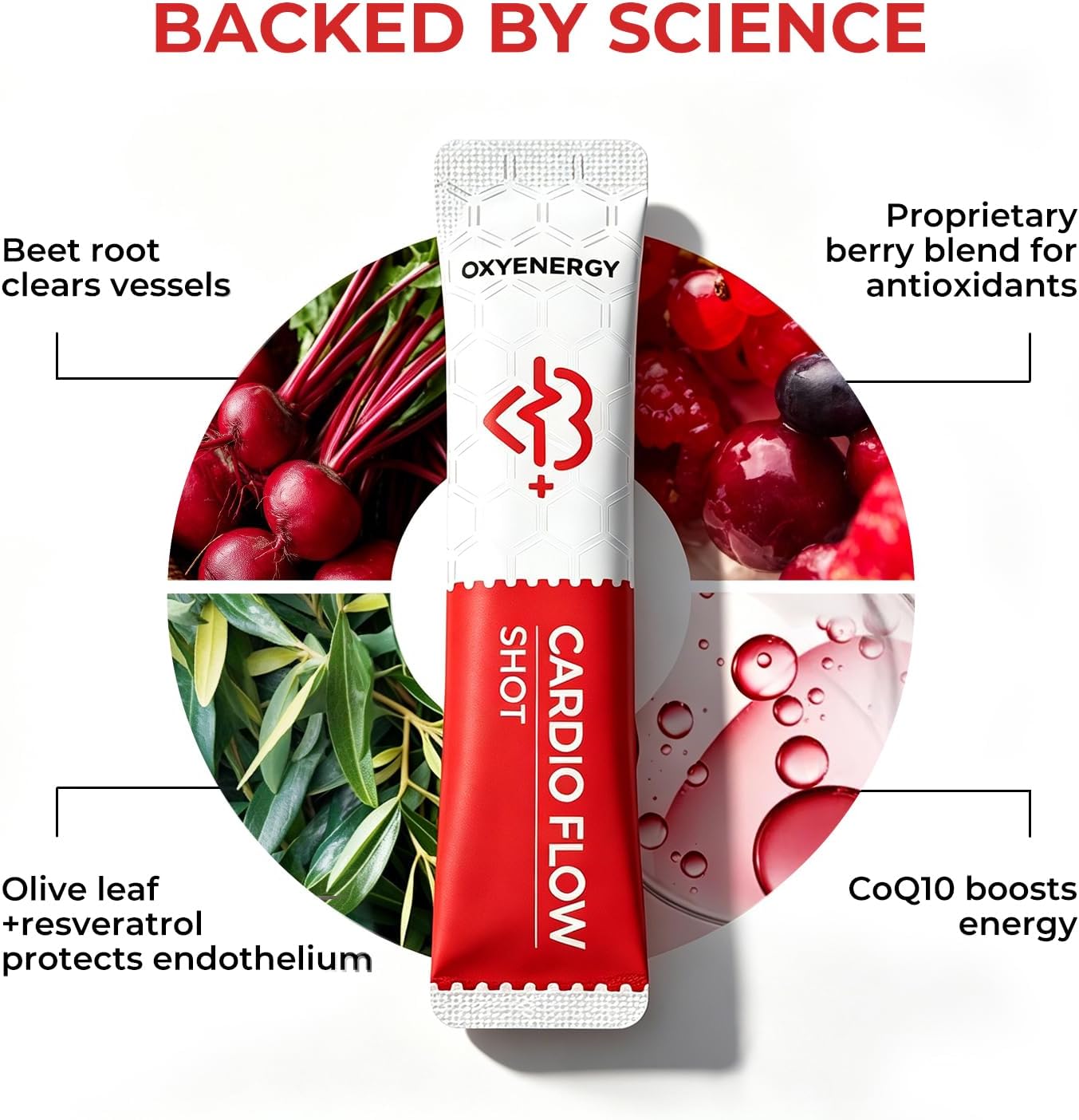 OxyEnergy Heart & Vascular & Blood Pressure Health Liquid Supplement
