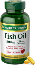 Nature's Bounty Fish Oil Omega 3 Supplements