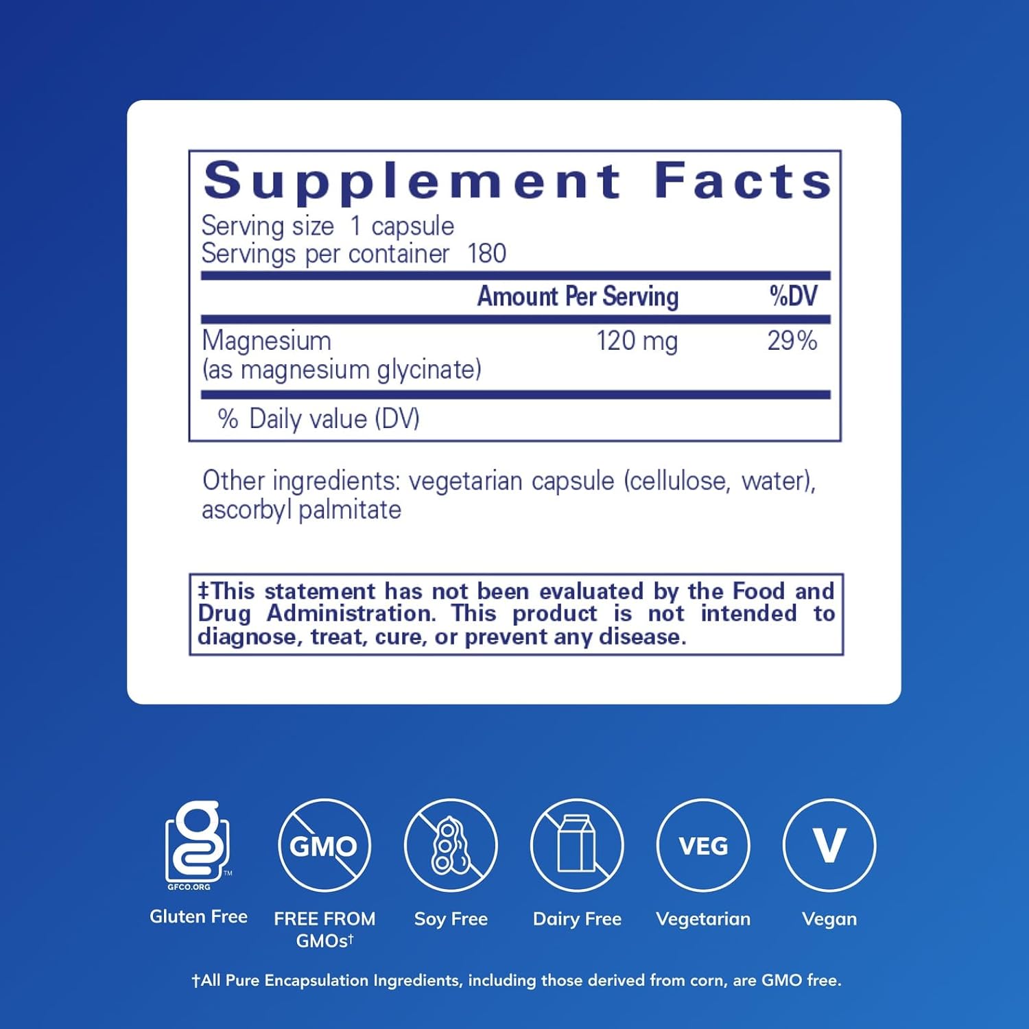 Pure Encapsulations Magnesium (Glycinate)