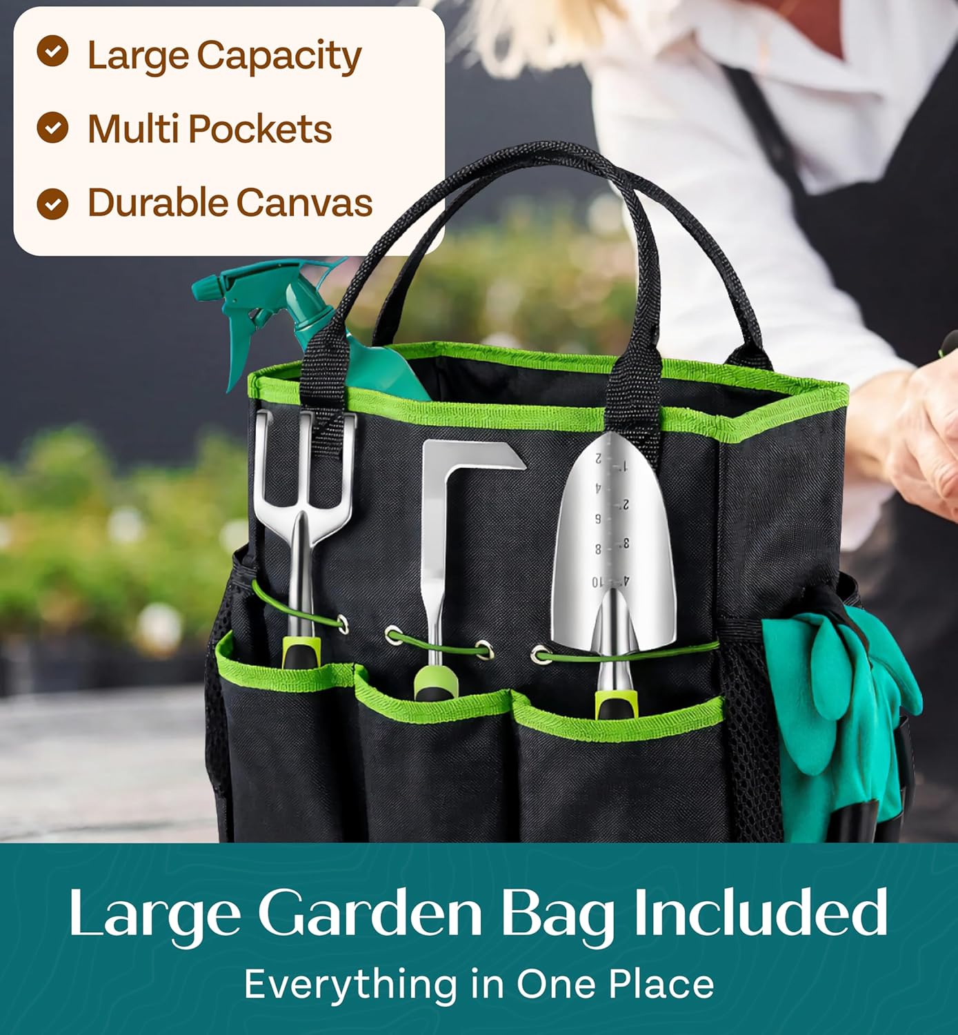Heavy Duty Gardening Tools - Gardening Gifts for Women, Men, Mom, Dad