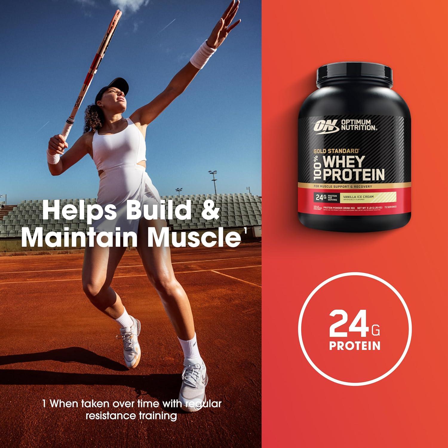 Optimum Nutrition Gold Standard 100% Whey Protein Powder