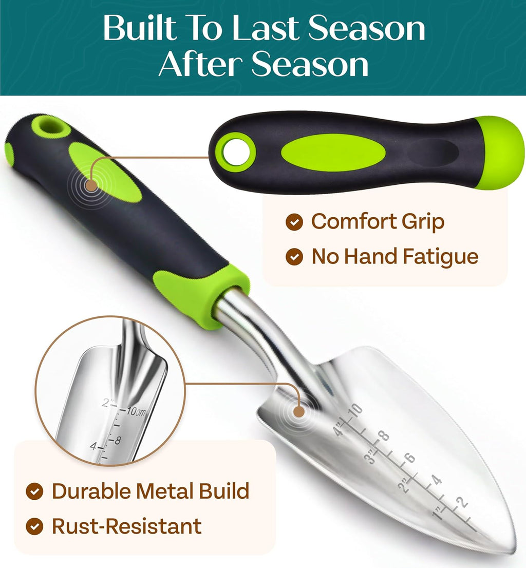 Heavy Duty Gardening Tools - Gardening Gifts for Women, Men, Mom, Dad
