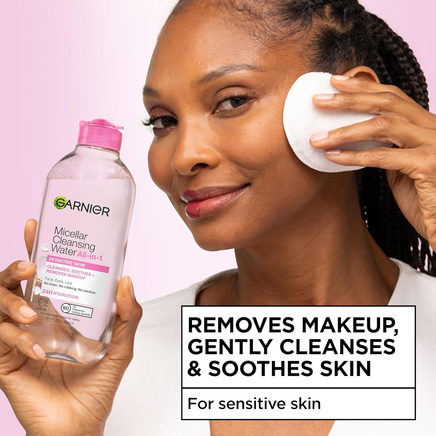 Garnier Micellar Water, Hydrating Facial Cleanser & Makeup Remover